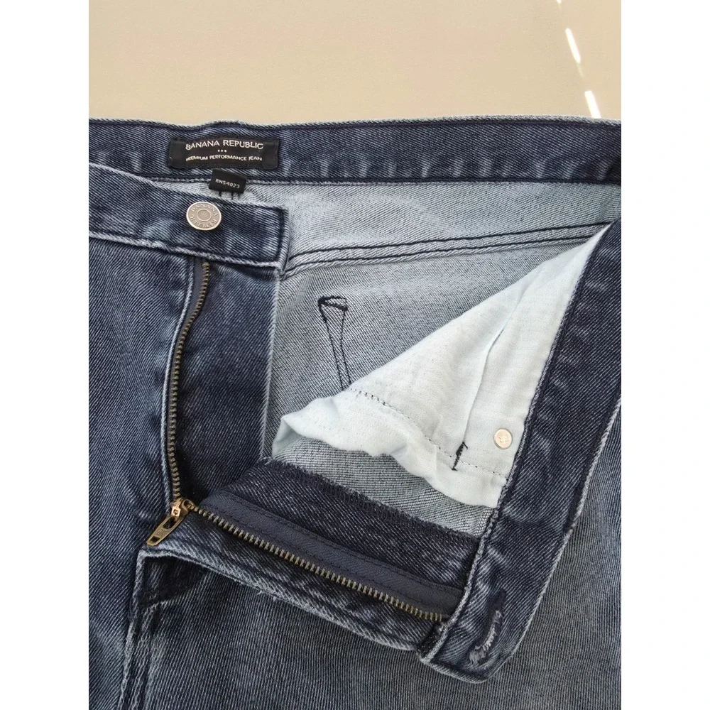 Banana Republic‎ Jeans Mens 36 X 30 Straight Leg Premium Performance Medium Wash